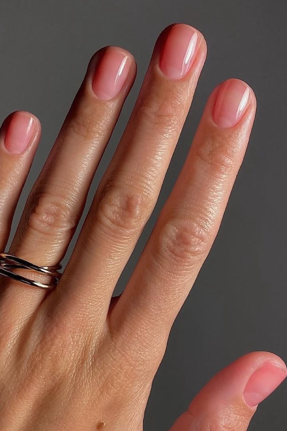 Sheer Nude Pink Short Square Gel Sheer Nude Pink Short Square Gel — Simple Gel Nails Colors