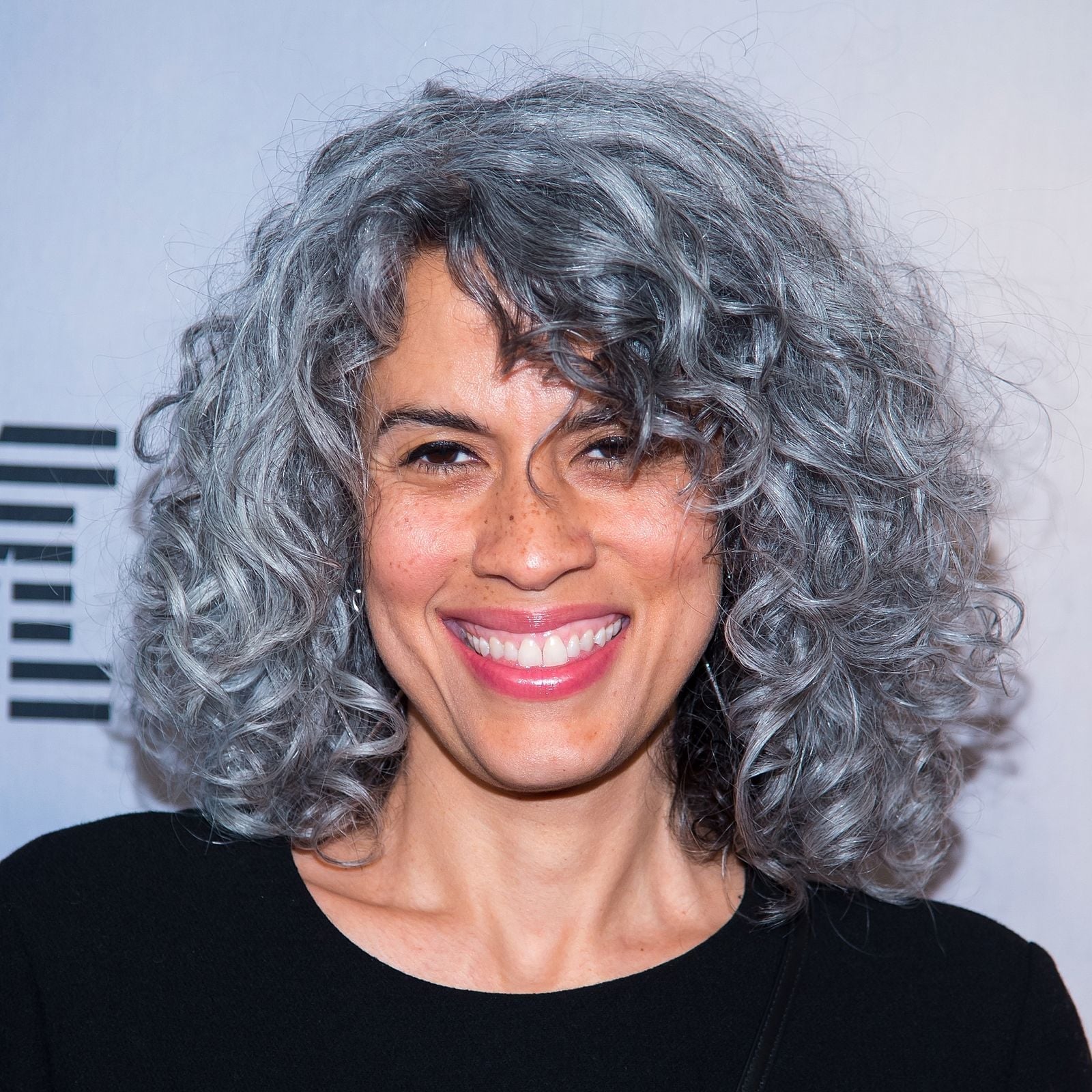 Shoulder-Length Thick Curly Hair Shoulder-Length Thick Curly Hair — Simple Gray Hair