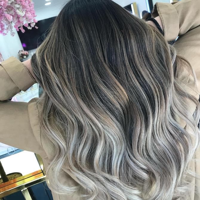 Collarbone Salt and Pepper Gray Blend — Simple Gray Highlights