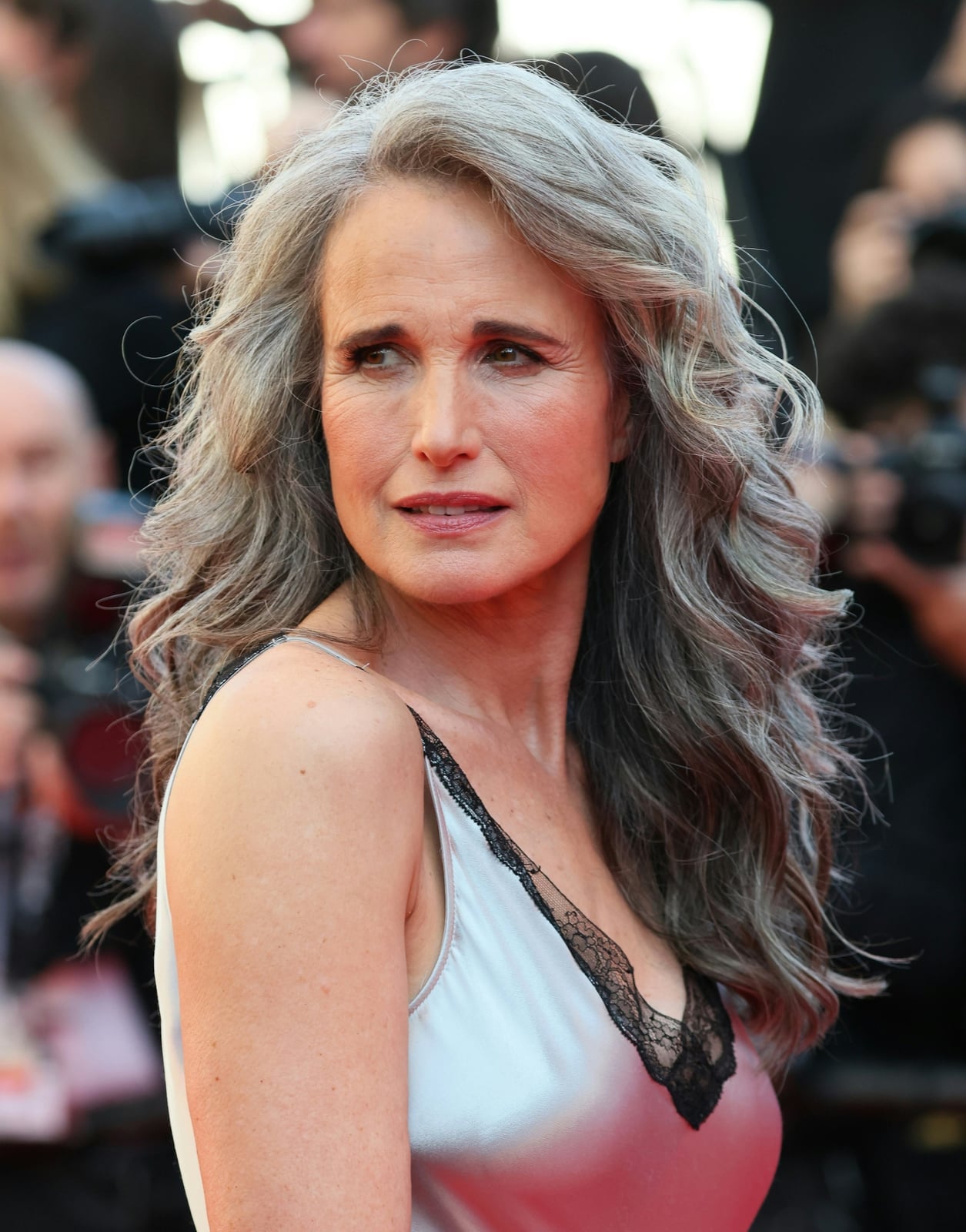 Mid-Back Layers With Grey Highlights — Simple Grey Highlights