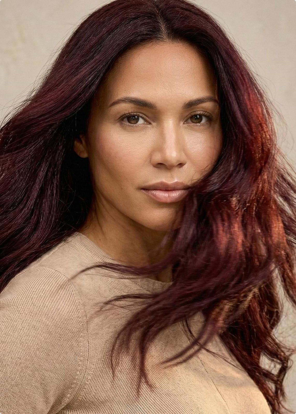 Long Dark Brown With Rose Gold Highlights Long Dark Brown With Rose Gold Highlights — Simple Hair Color Chart