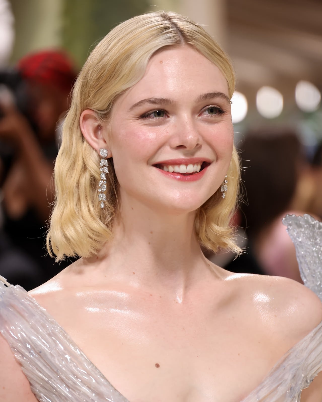 Chin Length Ash Blonde Bob — Simple Hair Color for Pale Skin