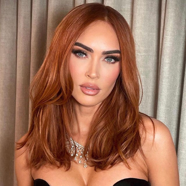 Collarbone Lob With Vibrant Copper Red — Simple Hair Color Ideas