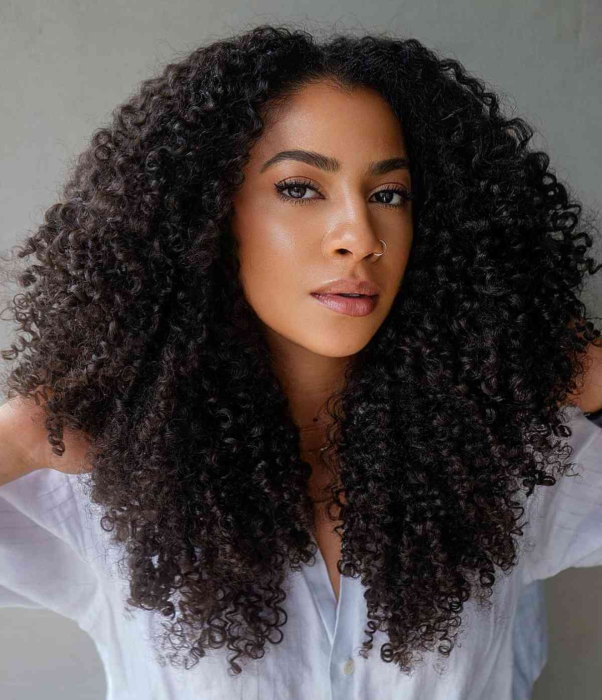 Mid-Back Length Layered Curls Mid-Back Length Layered Curls — Simple Haircuts for Black Women