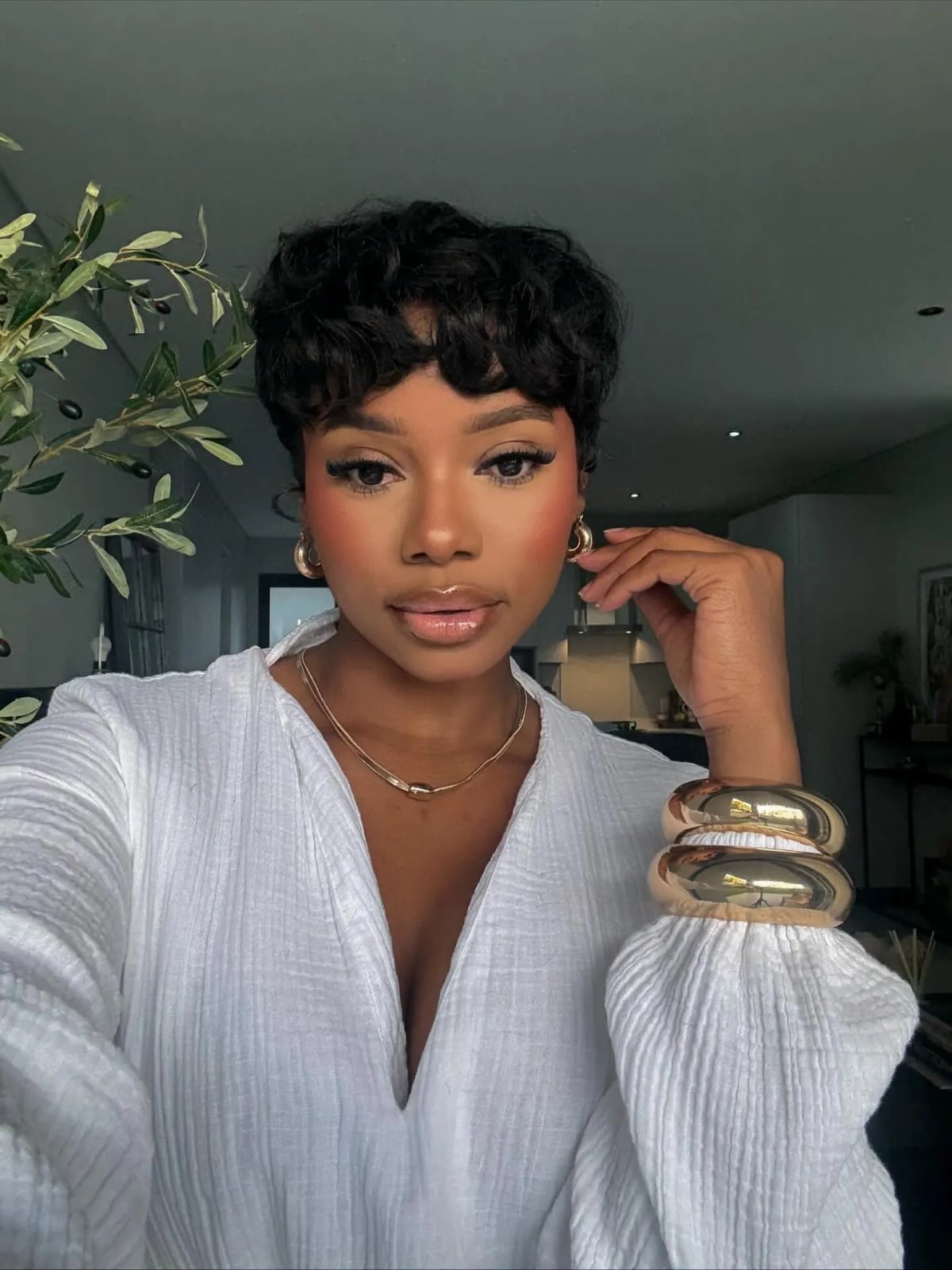 Short Pixie With Wispy Bangs Short Pixie With Wispy Bangs — Simple Haircuts for Black Women