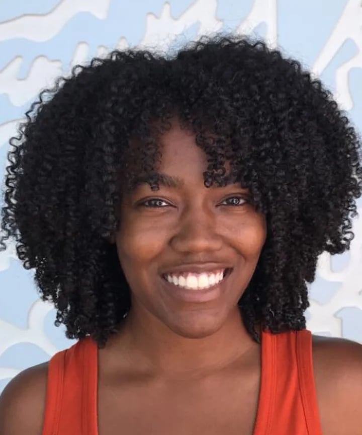 Angled Bob With Side-Swept Bangs Angled Bob With Side-Swept Bangs — Simple Haircuts for Black Women