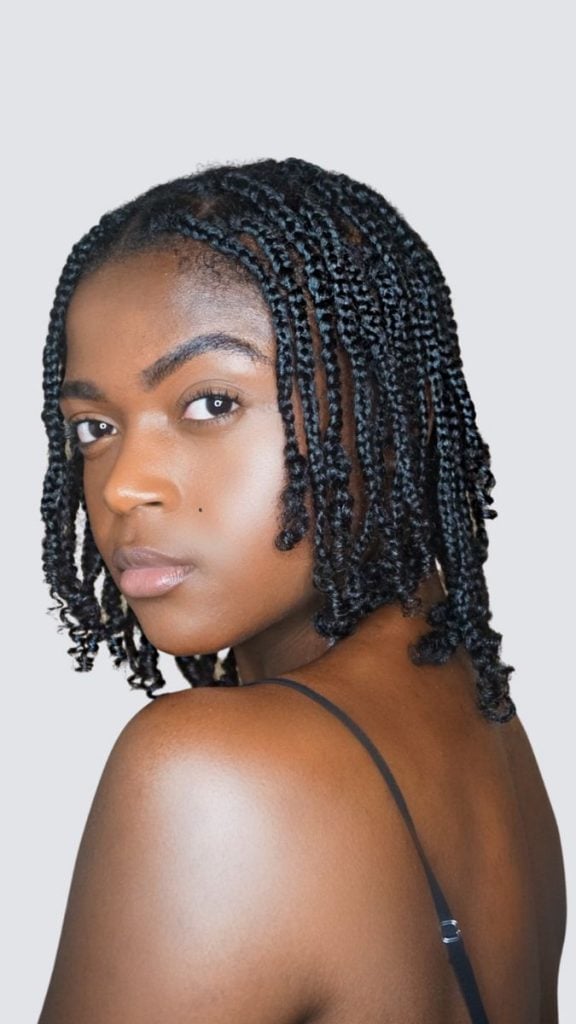 Collarbone Length Box Braids Collarbone Length Box Braids — Simple Haircuts for Black Women