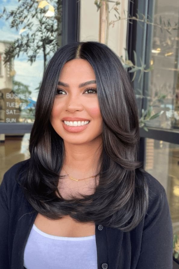 Mid-Back Layers With Ash Blonde Balayage Mid-Back Layers With Ash Blonde Balayage — Simple Haircuts for Fine Hair
