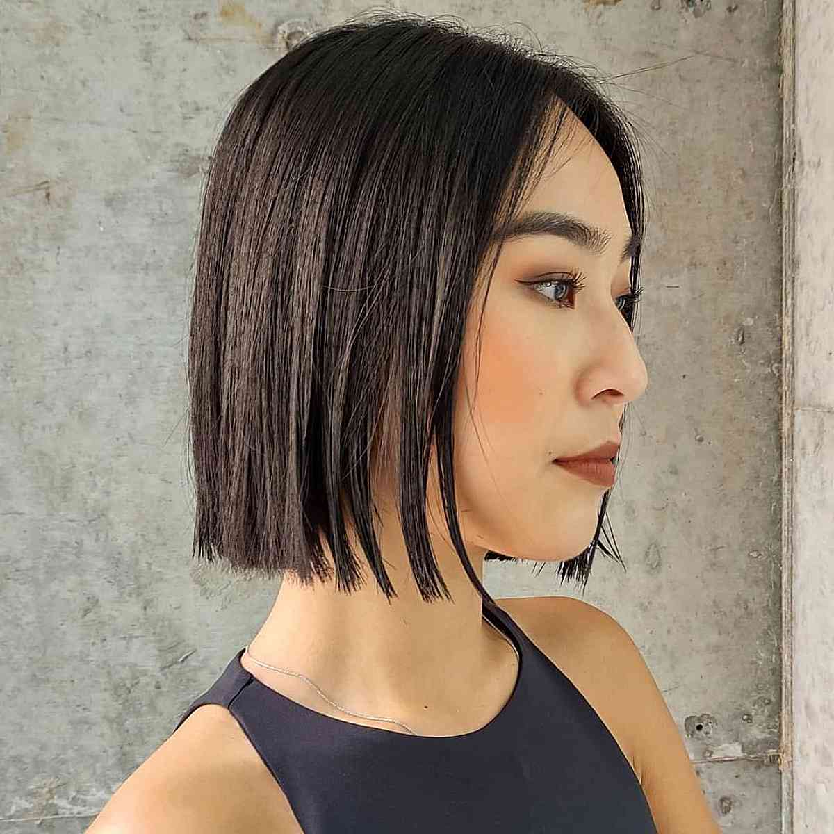 Shoulder Length Shag With Curtain Bangs Shoulder Length Shag With Curtain Bangs — Simple Haircuts for Fine Hair