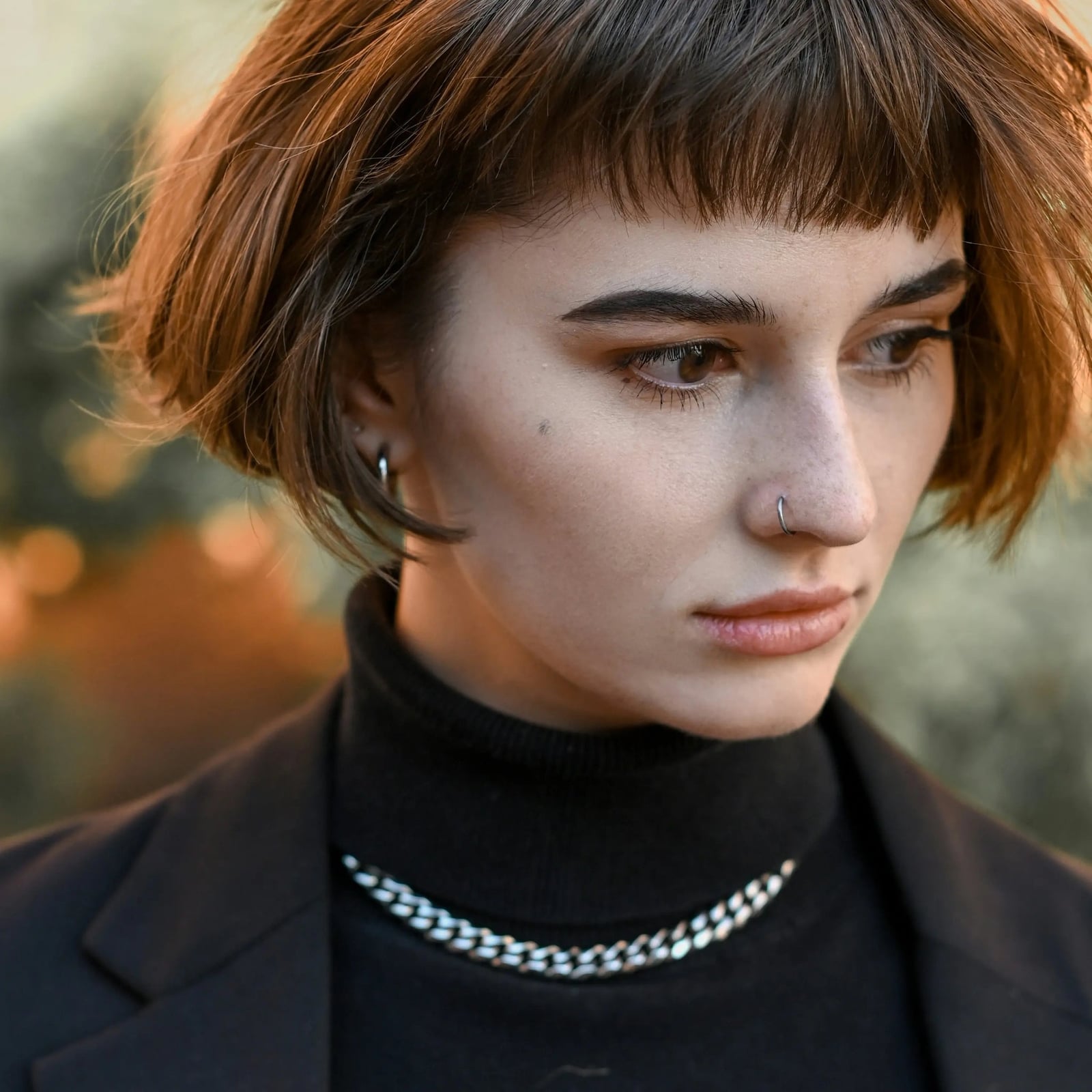 Ear Length Blunt Bob With Blunt Fringe Ear Length Blunt Bob With Blunt Fringe — Simple Haircuts for Fine Hair