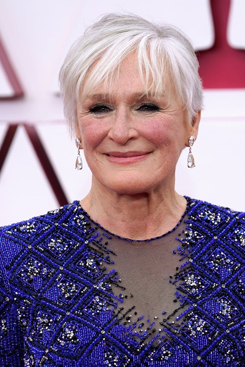 Textured Grey Pixie Swept Back With Volume — Simple Haircuts for Older Women