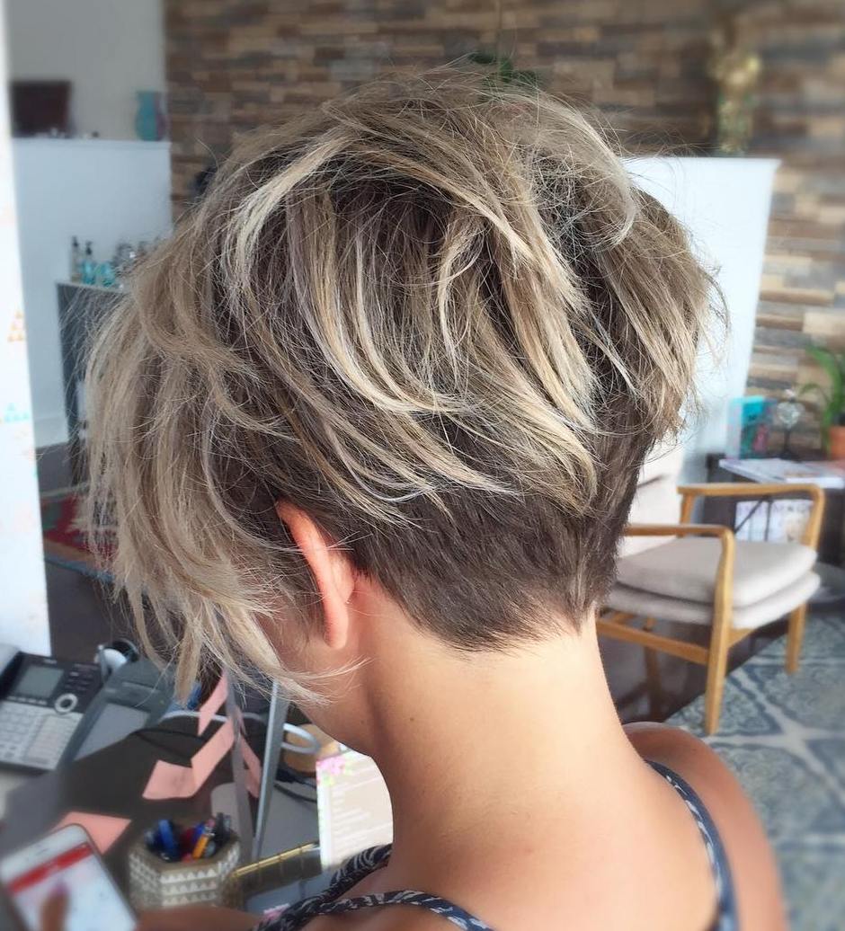 Textured Pixie With Crown Volume Textured Pixie With Crown Volume — Simple Haircuts for Thinning Hair