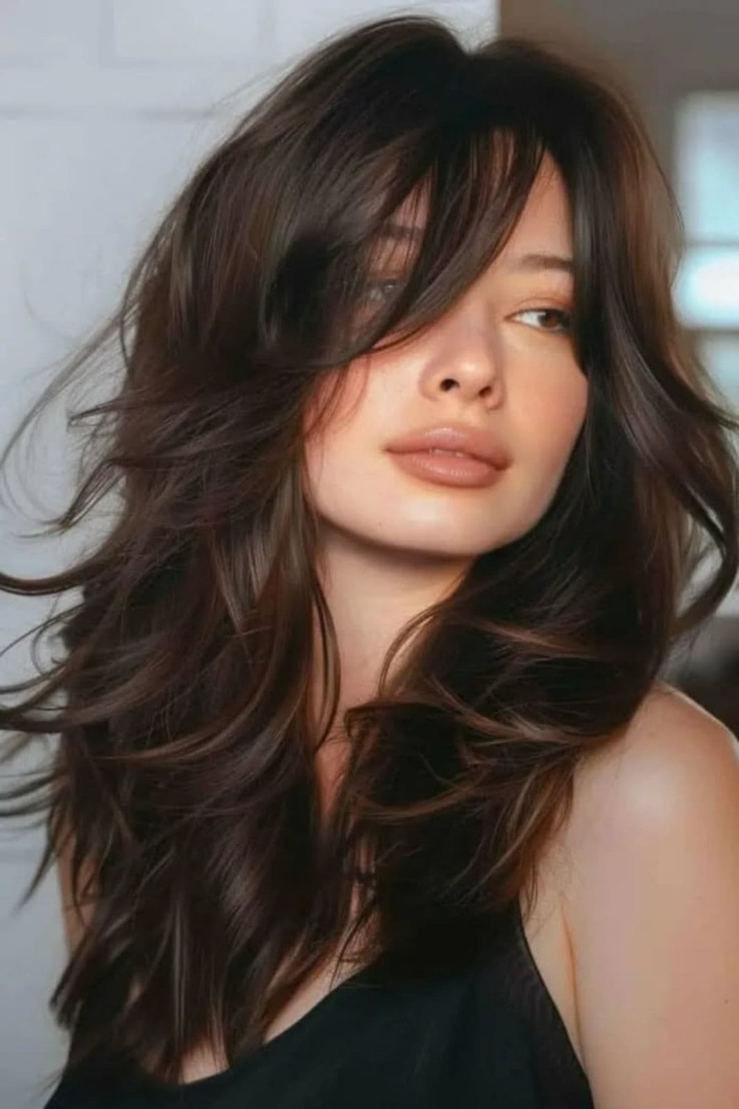 Mid-Back Shag With Curtain Bangs — Simple Haircuts Tutorial
