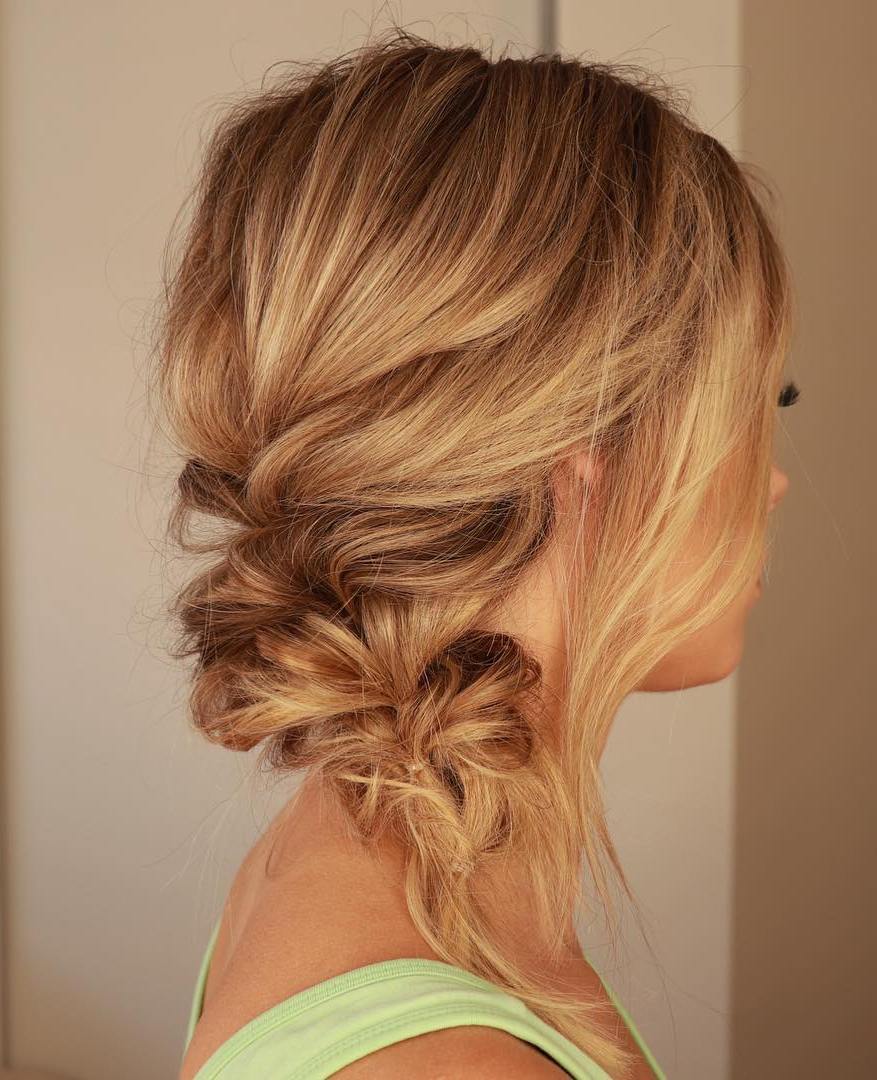 Messy Bun With Darker Roots — Simple Haircuts Tutorial