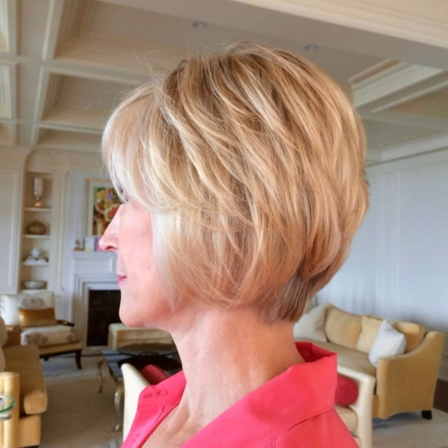 Layered Bob With Side-Swept Bangs — Simple Haircuts Tutorial
