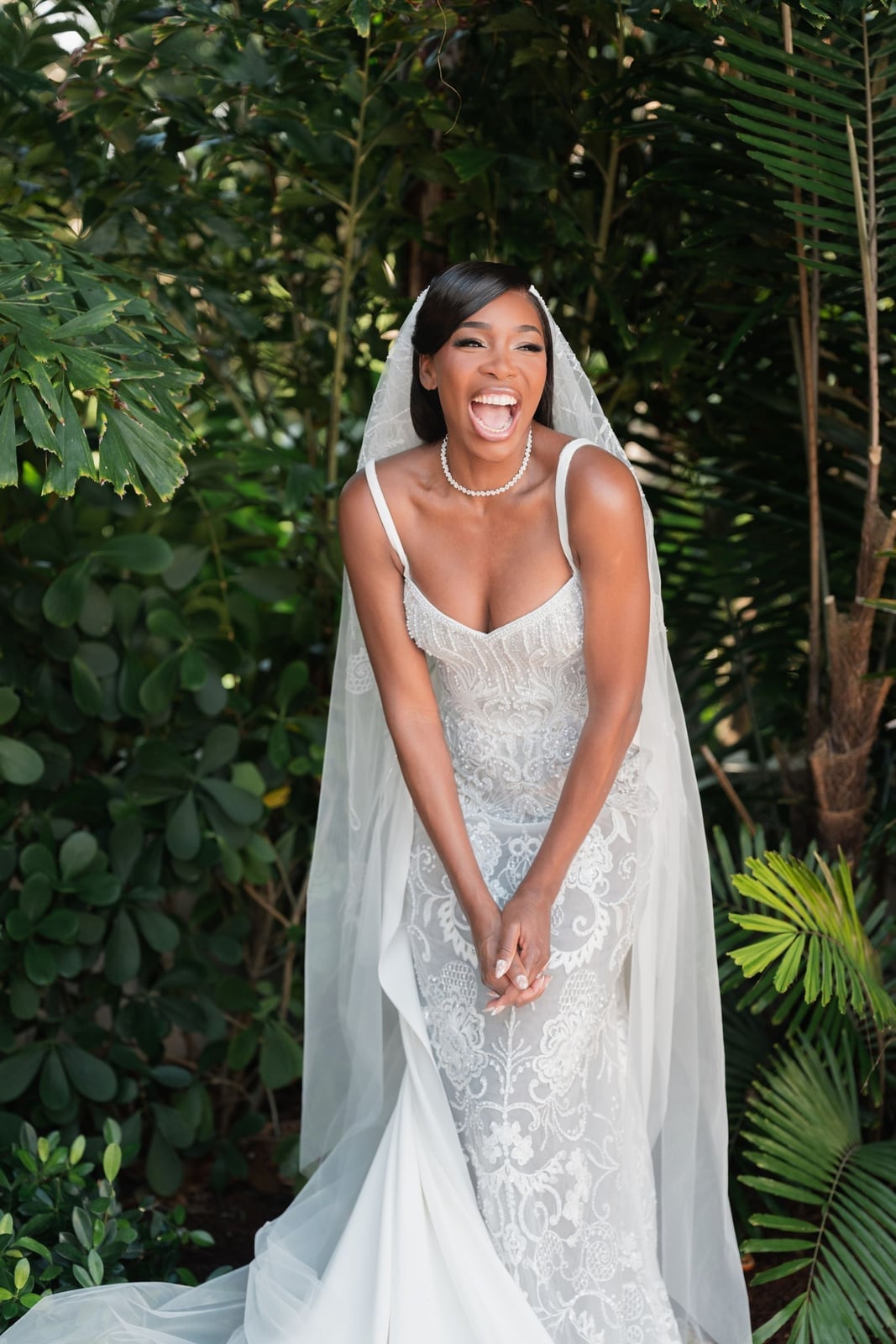 Shoulder Length Blowout With Side Bangs — Simple Hairstyles with Veil