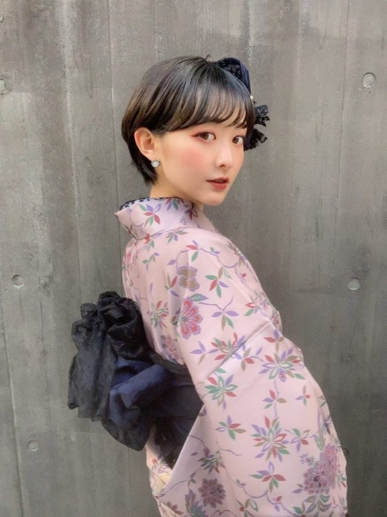 Short Dark Brown Bob With Wispy Bangs — Simple Japanese Hair