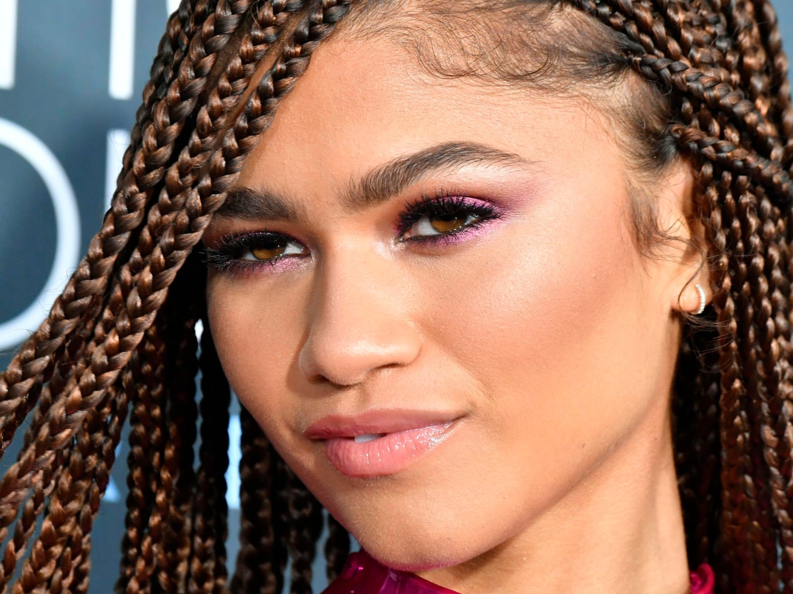 Medium Brown Uniform Box Braids — Simple Large Braids