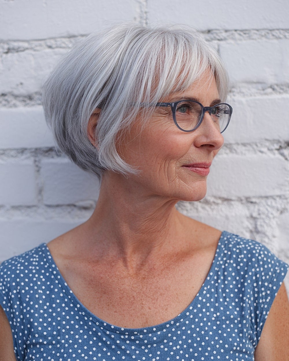 Collarbone Bob With Angled Layers — Simple Layer Bob