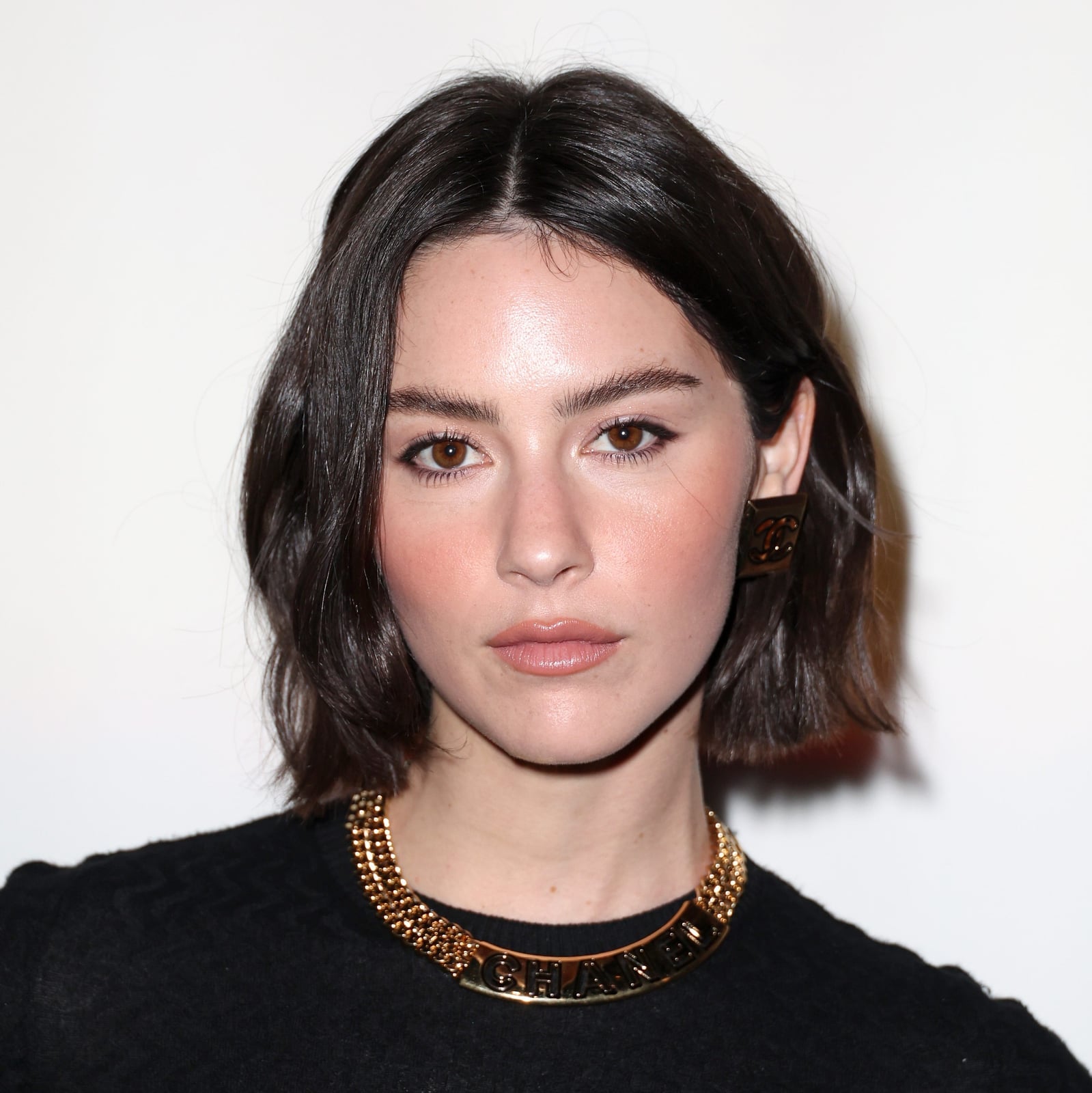 Chin Length Bob Subtle Wave — Simple Layer Bob