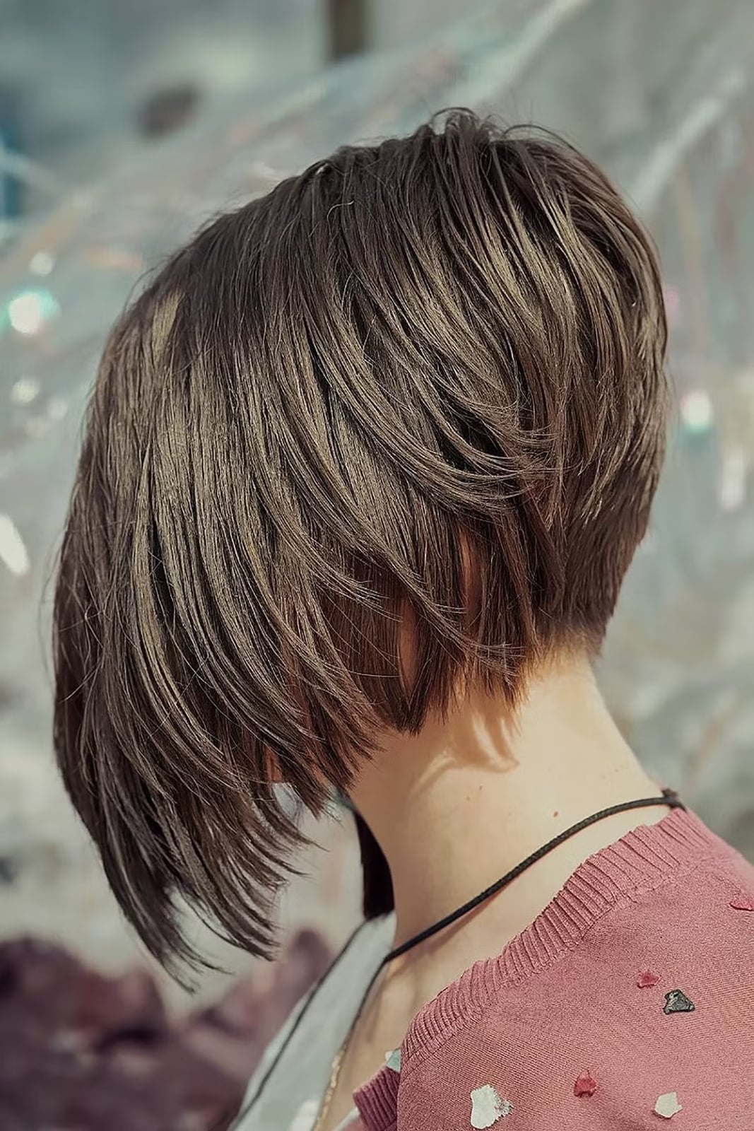 Chin Length Inverted Bob Back View Chin Length Inverted Bob Back View — Simple Layered Bob Hairstyles
