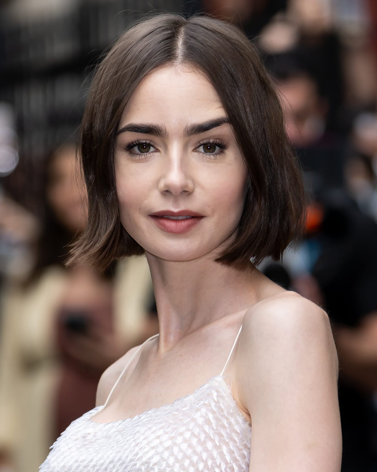 Chin Length Bob With Simple Layers and Air Dried Chin Length Bob With Simple Layers and Air Dried — Simple Layered Bob Hairstyles