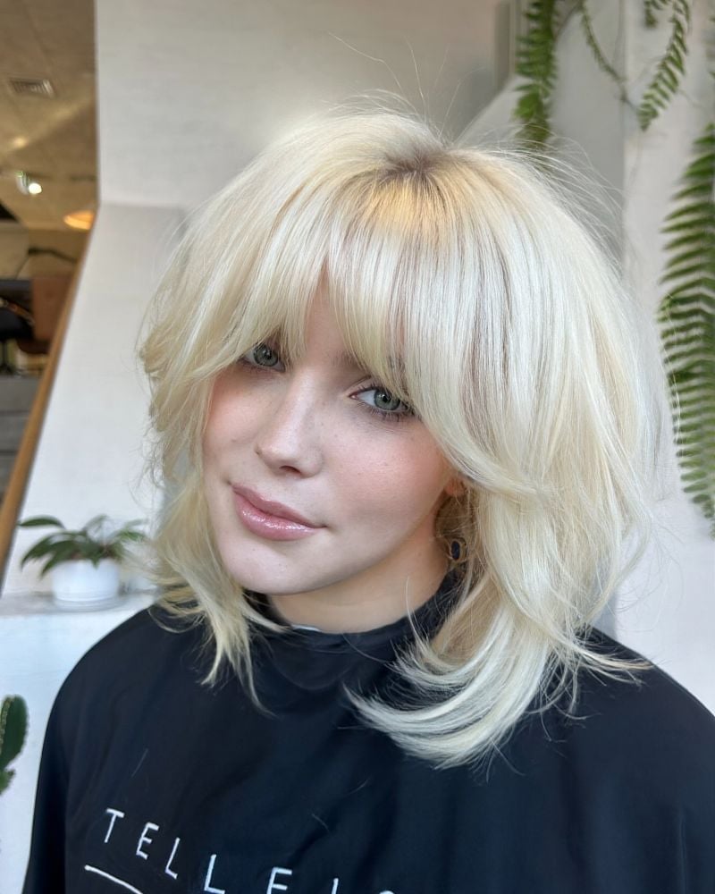 Collarbone Shag-Bob With Choppy Layers Collarbone Shag-Bob With Choppy Layers — Simple Layered Bob Hairstyles