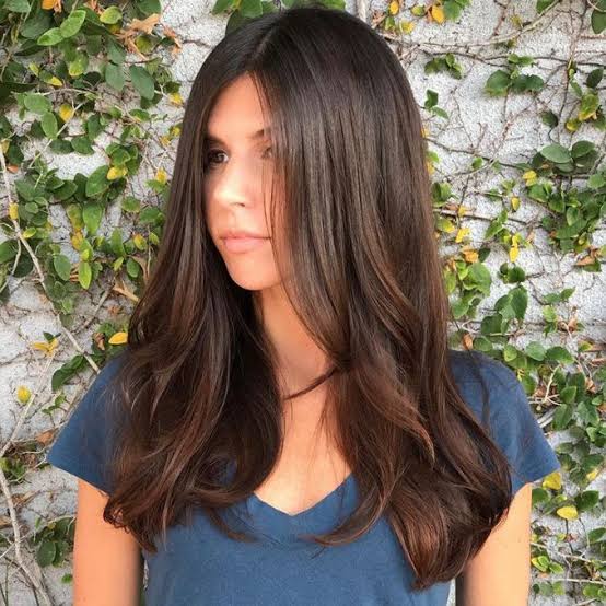 Medium Brown With Natural Waves And Subtle Layers — Simple Layered Haircuts for Long Hair