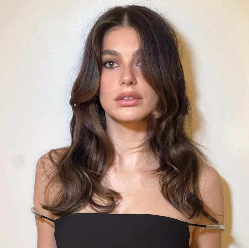 Collarbone Dark Brown Layers With Caramel Collarbone Dark Brown Layers With Caramel — Simple Layers Hairstyles