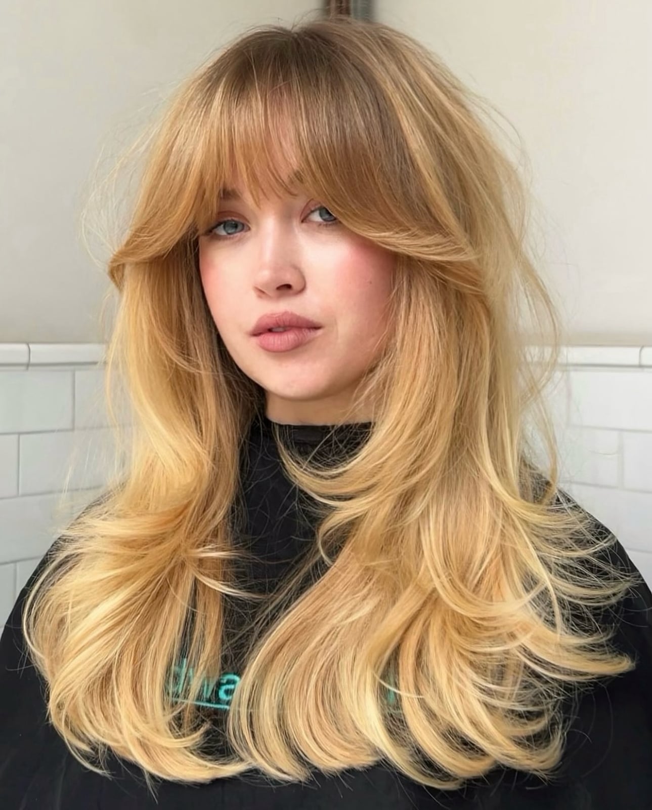 Long Honey Blonde Voluminous Layers Long Honey Blonde Voluminous Layers — Simple Layers Hairstyles