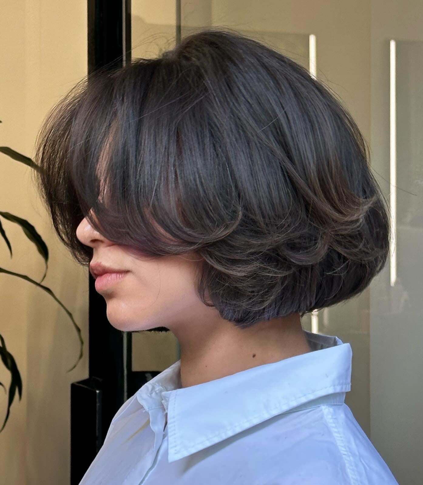 Layered Collarbone Bob Face Framing — Simple Lengths Bob