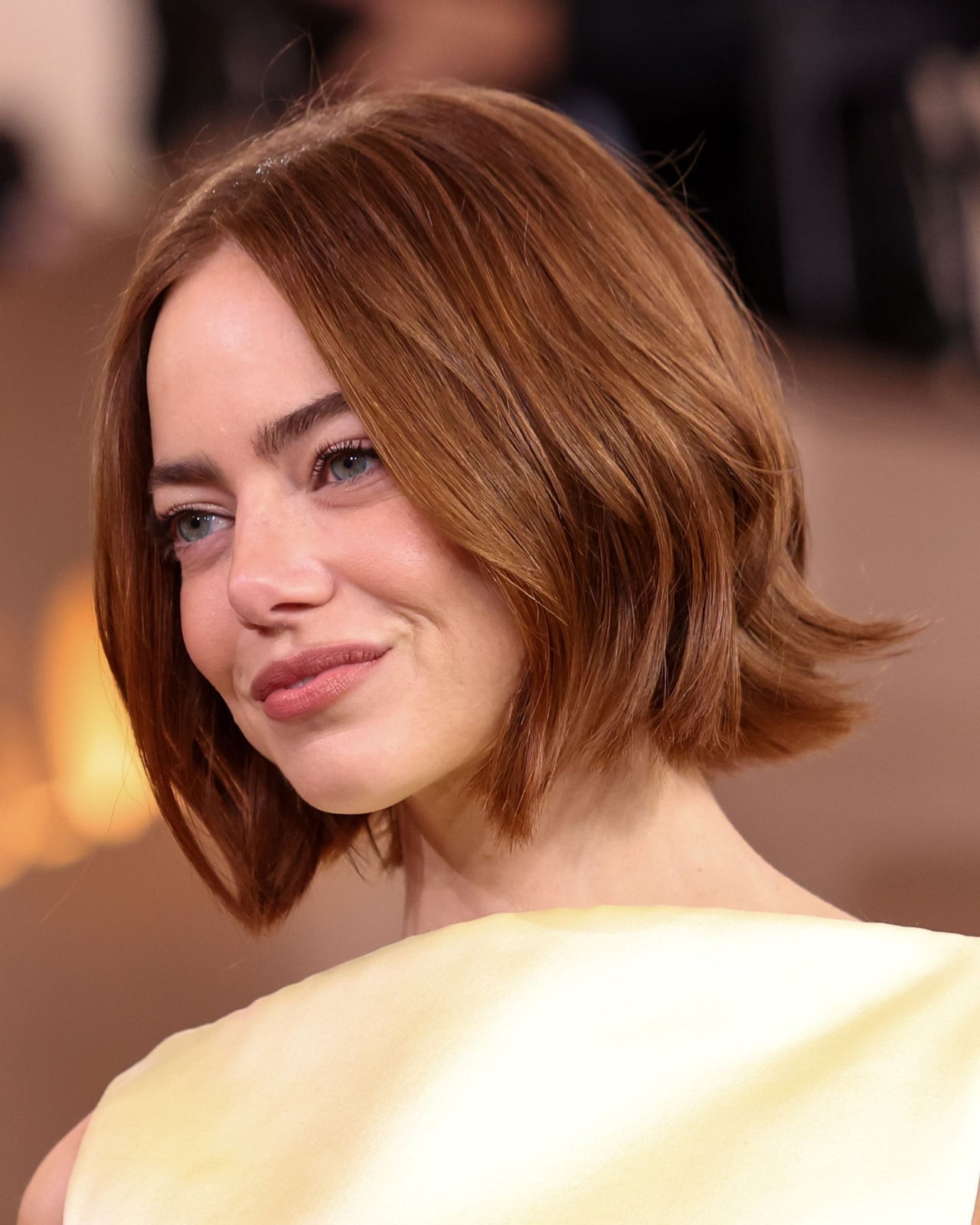 Smooth Chin Bob Reddish Brown — Simple Lengths Bob