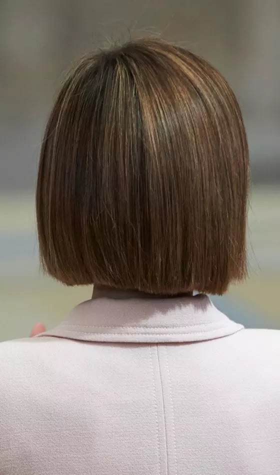 Blunt Chin Bob Back View — Simple Lengths Bob