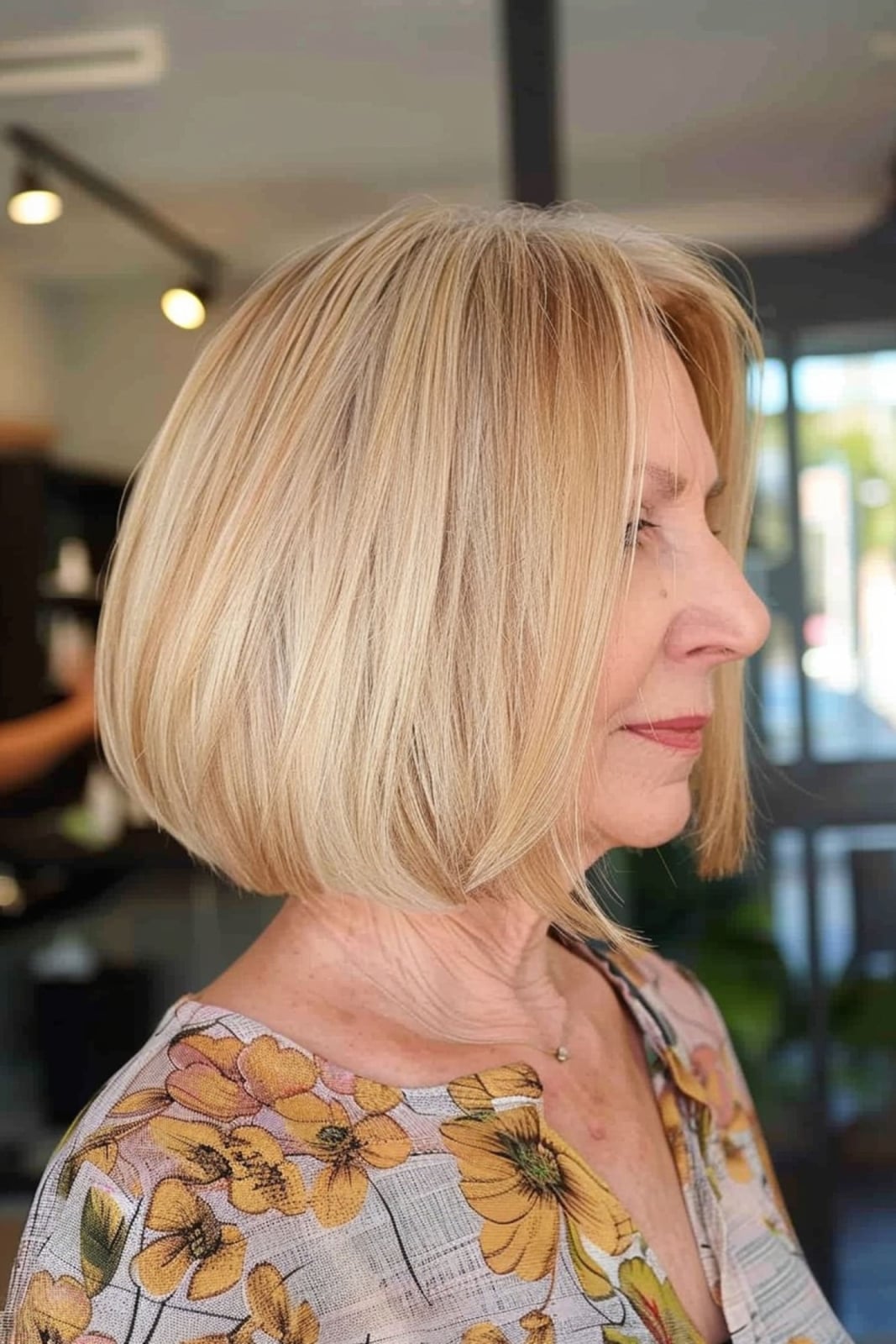 Collarbone Bob Angled Smooth — Simple Lengths Bob
