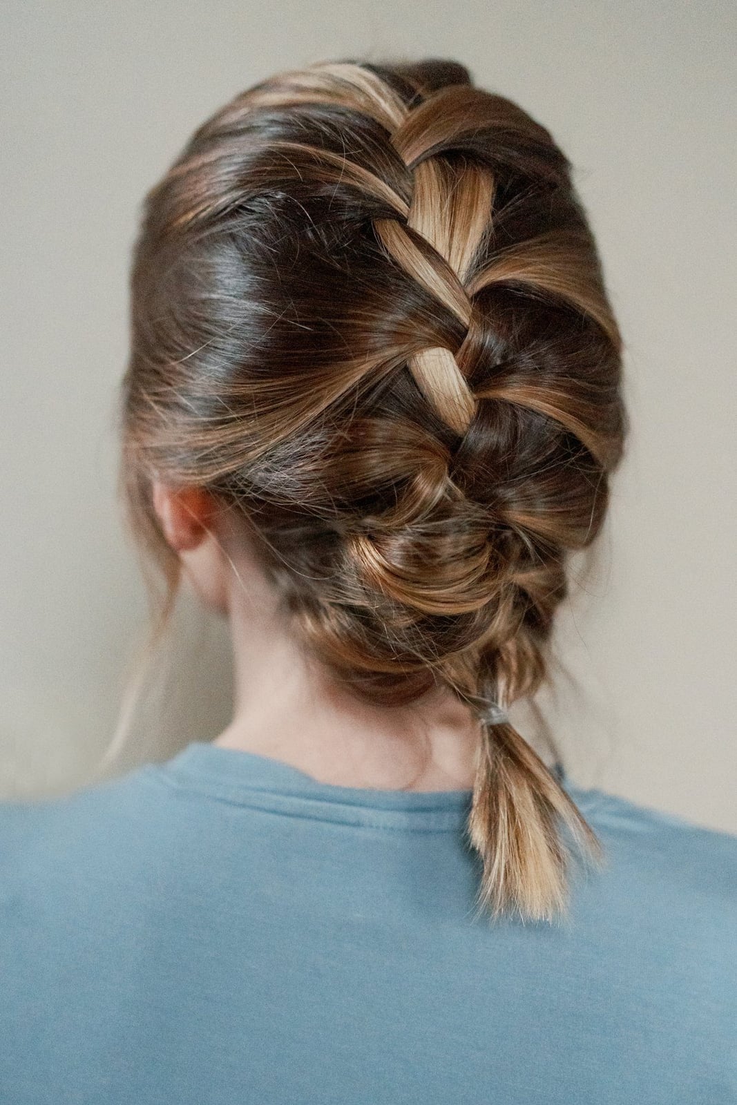 Mid-Back French Braid To Ponytail — Simple Little Girl Hairstyles