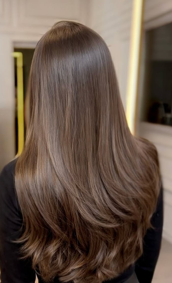 Mid-Back Layers With Lived-In Tone — Simple Mocha Brown Hair