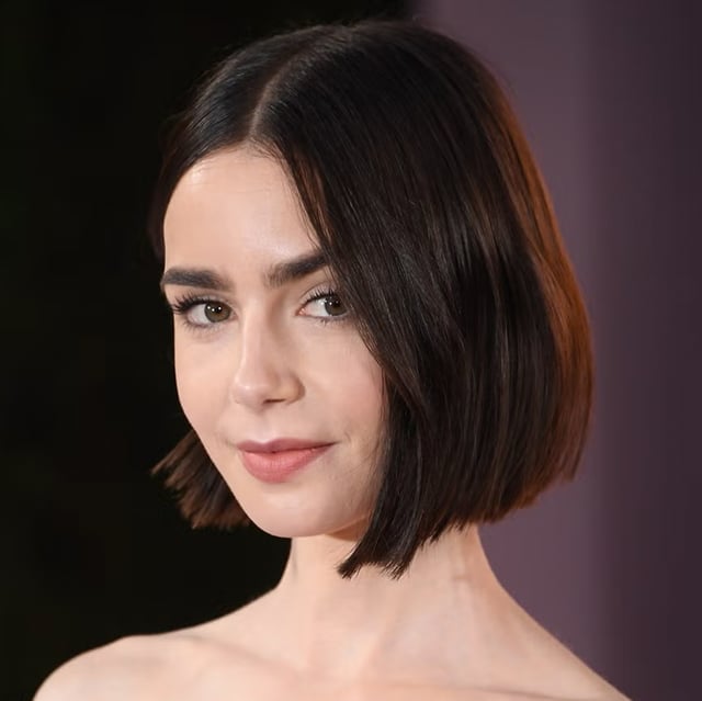 Sharp Chin Length Bob — Simple Mocha Hair