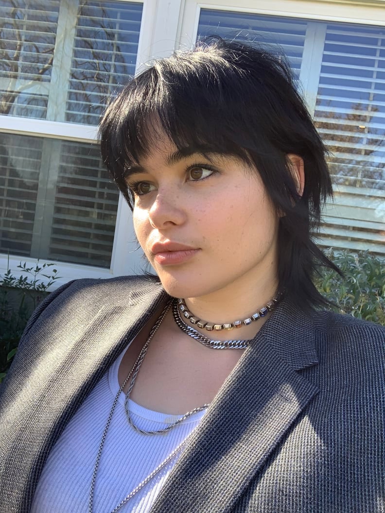 Collarbone Dark Brown Mullet With Wispy Bangs — Simple Mullet Hairstyles
