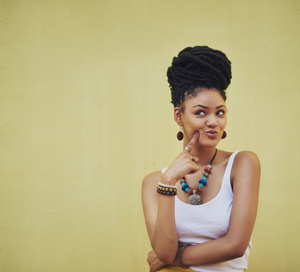 Collarbone Black Natural Curls With Air Dried Collarbone Black Natural Curls With Air Dried — Simple Natural Hair Hairstyles