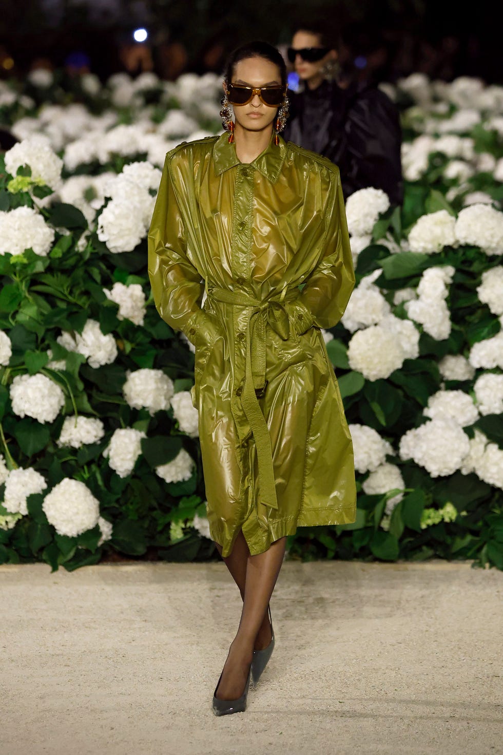 Oversized Olive Trench Coat Oversized Olive Trench Coat — Simple Olive Green Outfits