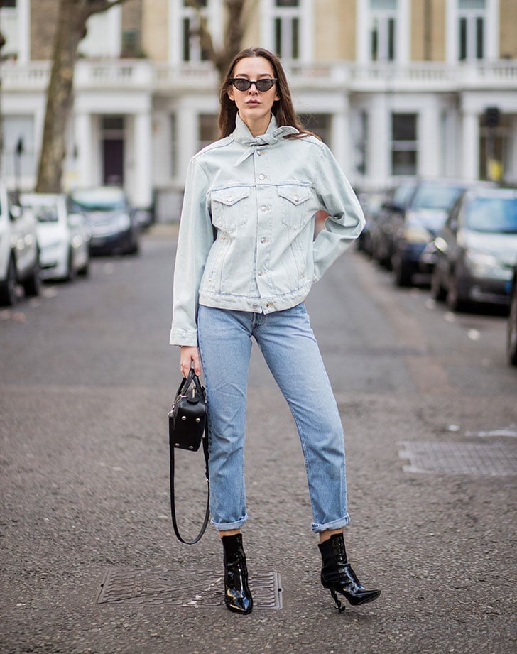 Denim Jacket and Jeans with Ankle Boots Denim Jacket and Jeans with Ankle Boots — Simple Petite Outfits
