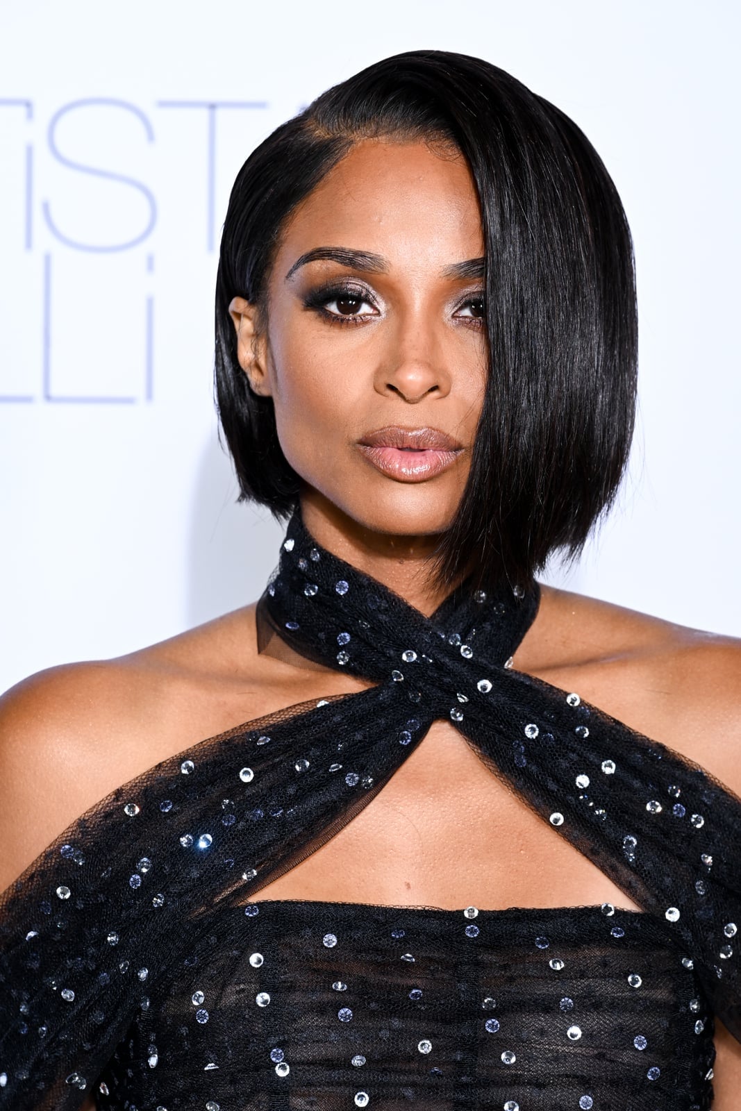 Sleek Black Blunt Bob — Simple Pixie Bob Haircut