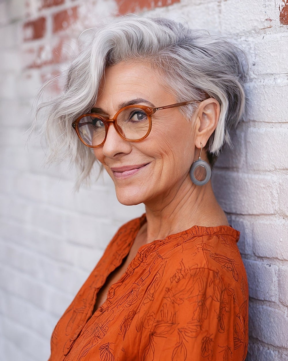 Ash Blonde Pixie Bob With Volume — Simple Pixie Bob Haircut
