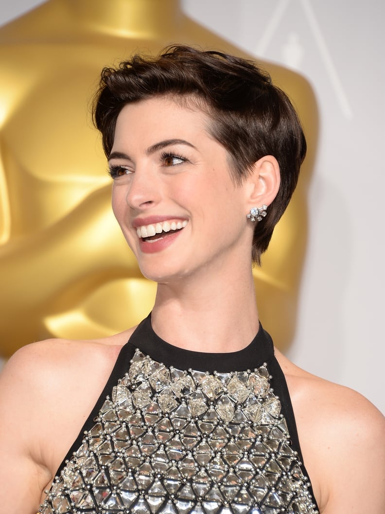 Smooth Dark Brown Pixie Blowout — Simple Pixie Hairstyles