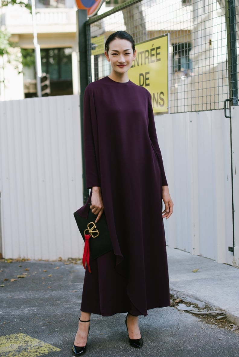 Relaxed A-Line Maxi Dress In Deep Plum Relaxed A-Line Maxi Dress In Deep Plum — Simple Plum Dress