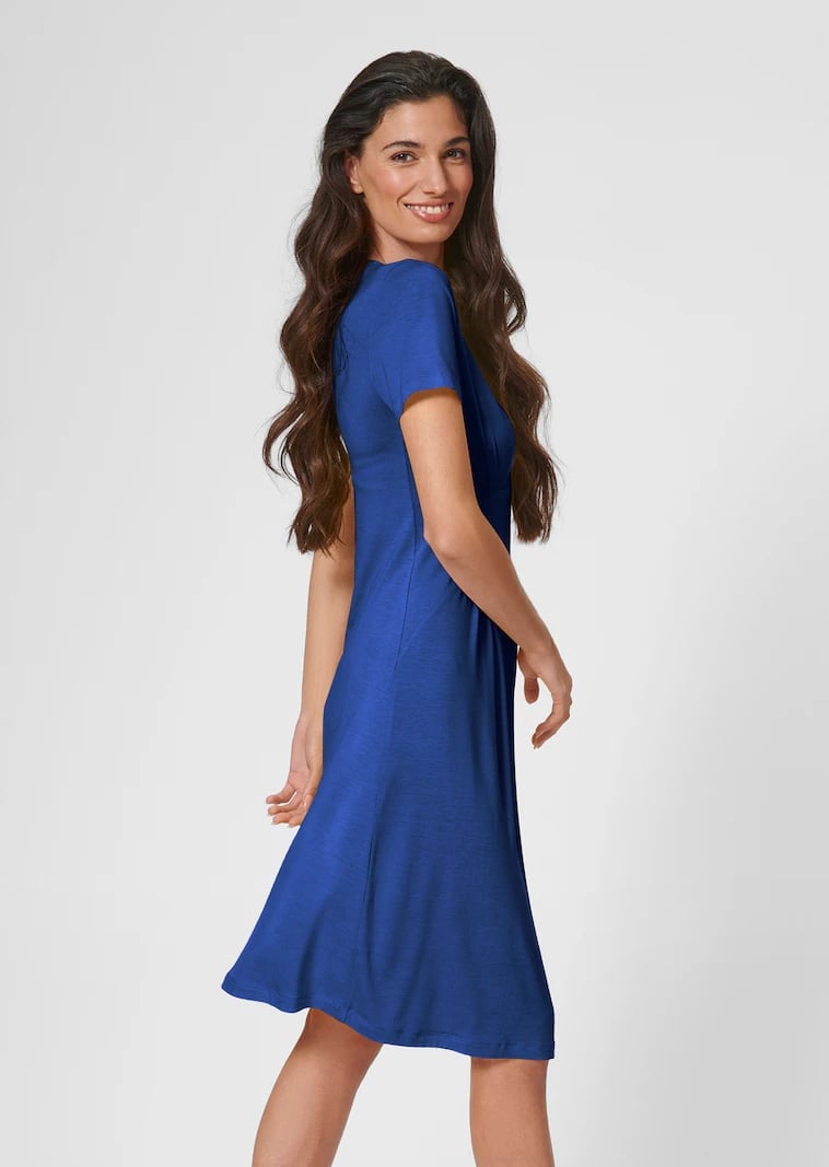 Simple Royal Blue Jersey Sheath Dress — Simple Royal Blue Outfits