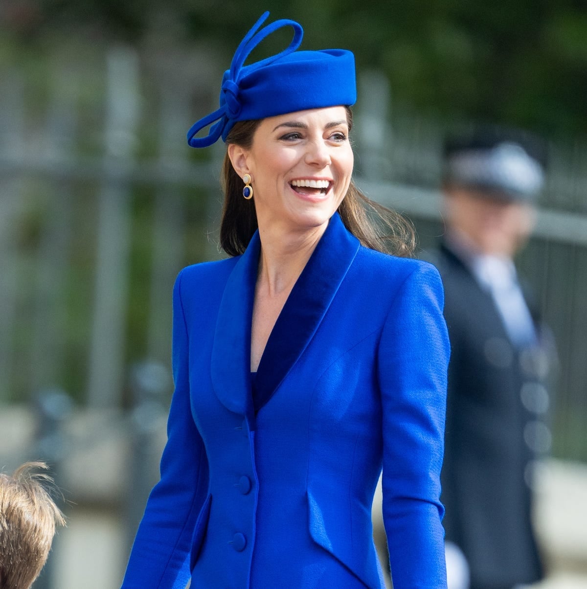 Regal Royal Blue Coat with Velvet Trim — Simple Royal Blue Outfits