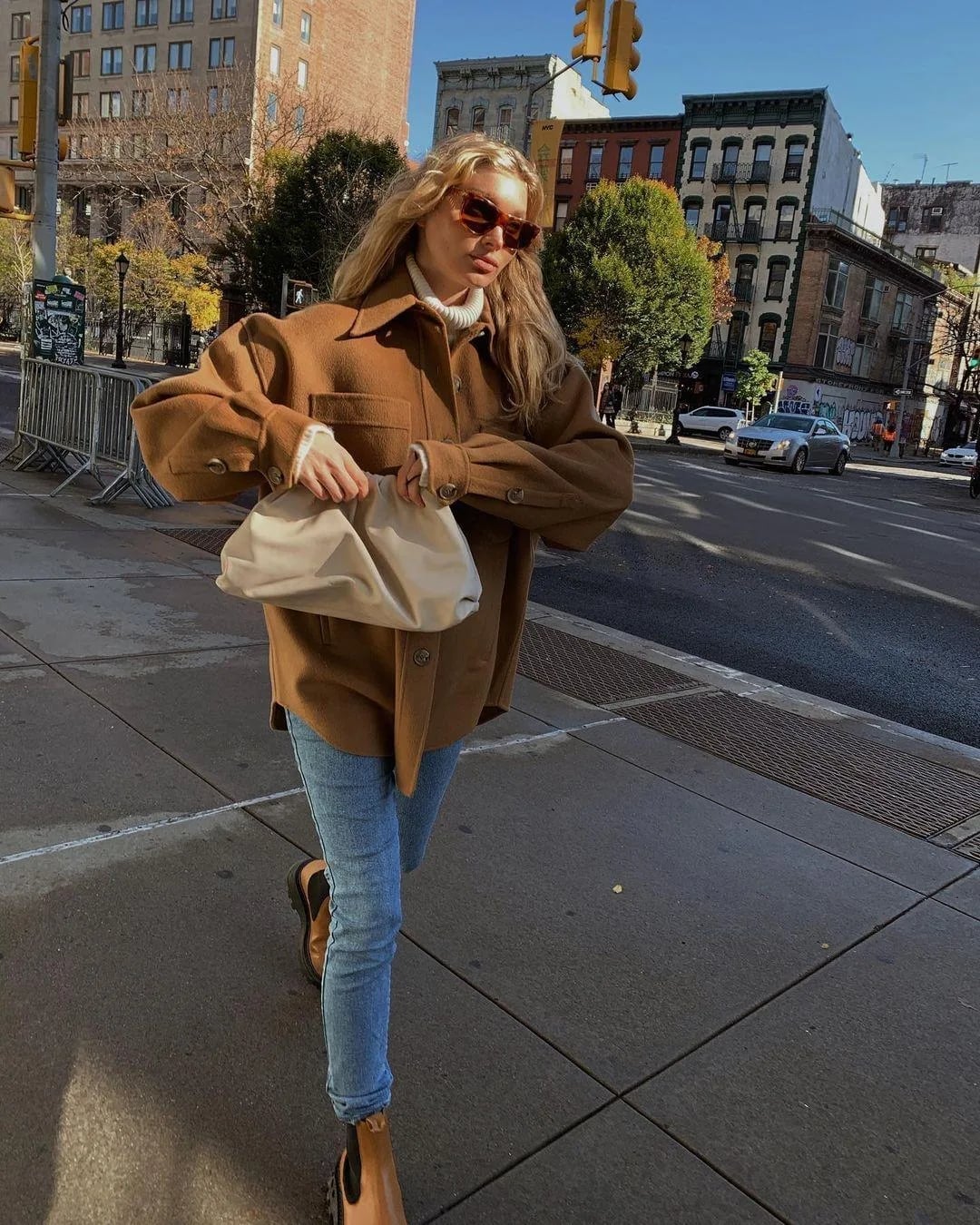 Casual Brown Shacket with Jeans — Simple Shacket Outfits