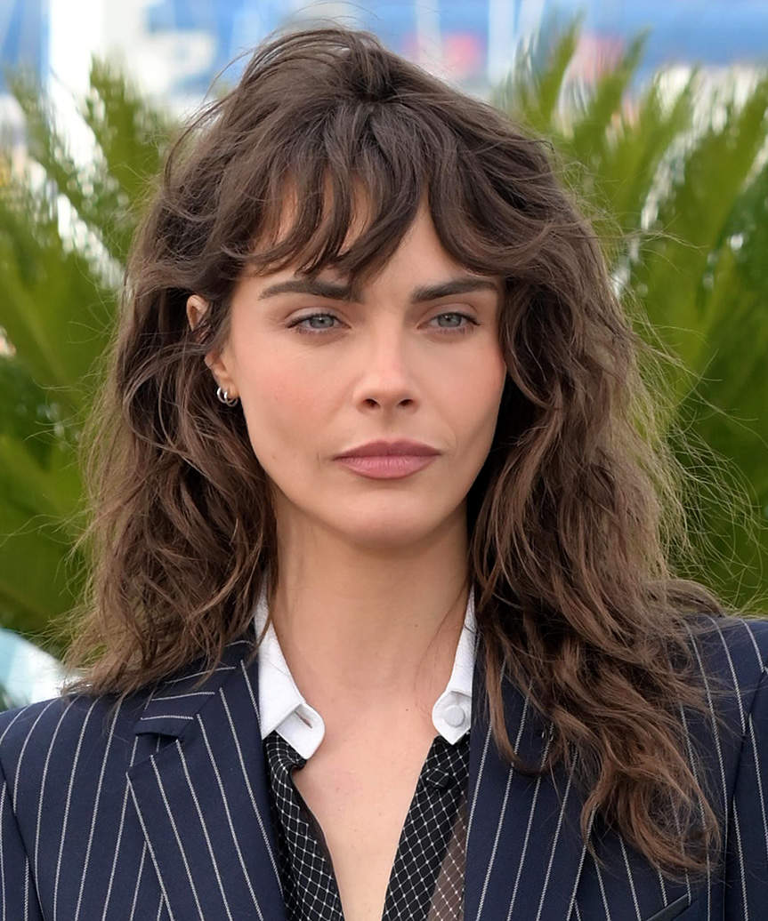 Mid-Back Dark Blonde Shag With Curtain Bangs Mid-Back Dark Blonde Shag With Curtain Bangs — Simple Shag Hairstyles