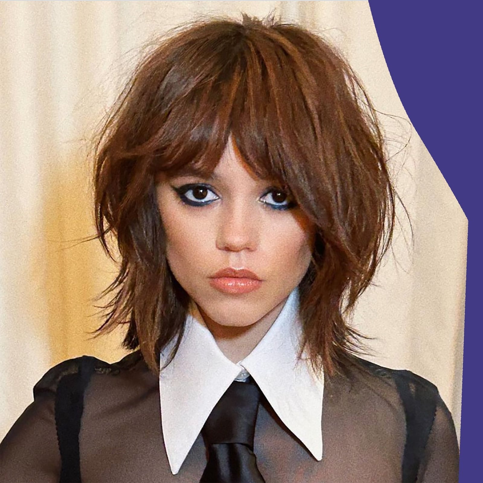Chin Length Chopped Bob With Piecey Ends Chin Length Chopped Bob With Piecey Ends — Simple Shaggy Bob
